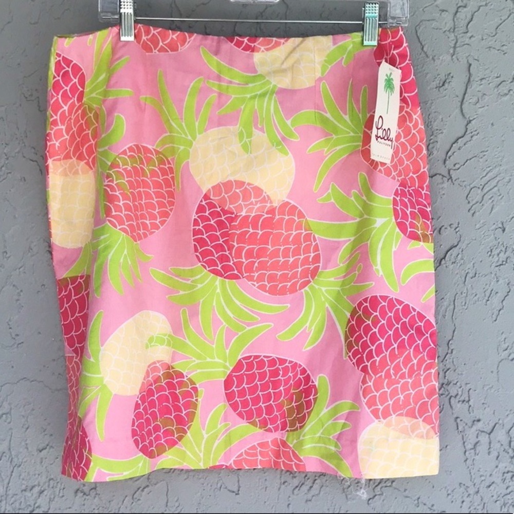 LILLY PULITZER NWT Vintage Pineapple Skirt